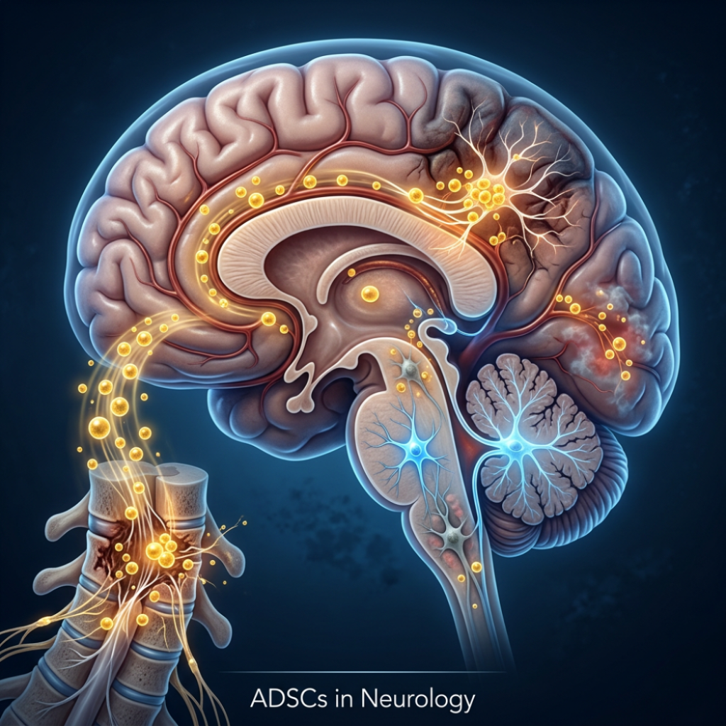Adipose-derived stem cells in neurology: stroke, spinal cord injury, als, and brain disorders