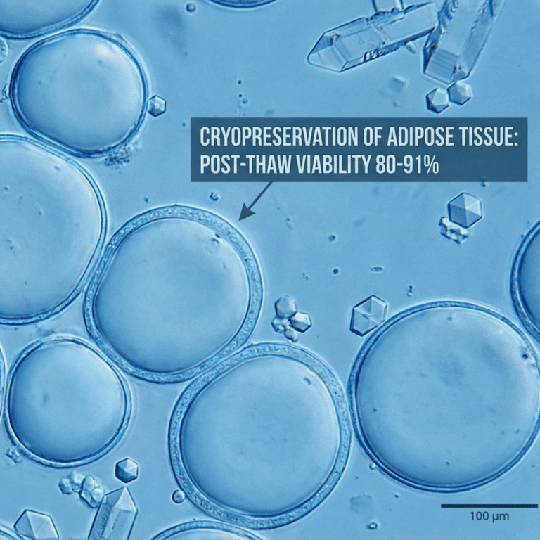 Adipose Tissue Cryopreservation Viability: What 80–91% Post-Thaw Survival Really Means