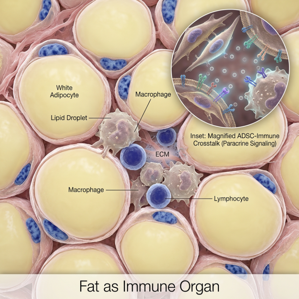 Your Fat As An Immune Organ: How Adipose Tissue And Adscs Talk To The Immune System 1 Your fat as an immune organ: how adipose tissue and adscs talk to the immune system