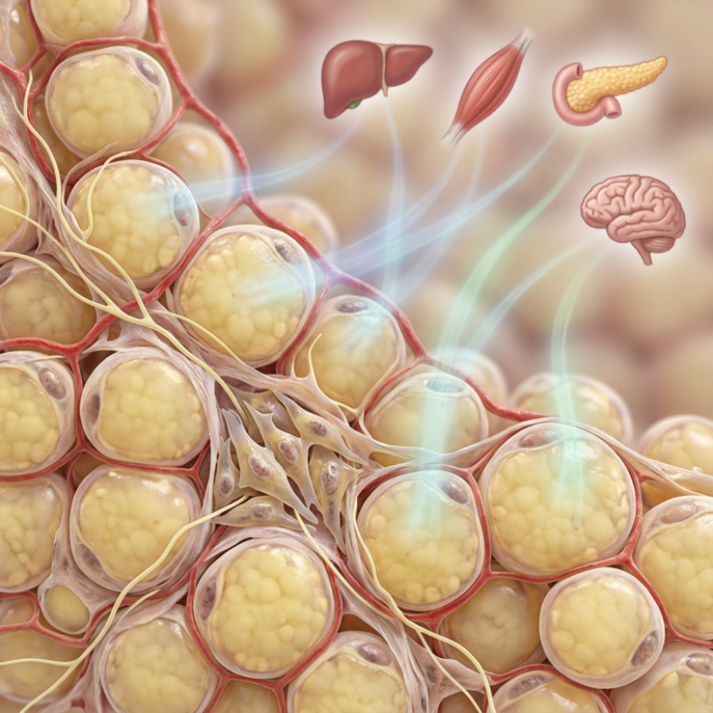 Your fat as an endocrine organ: adipokines, organs, and where adscs fit in