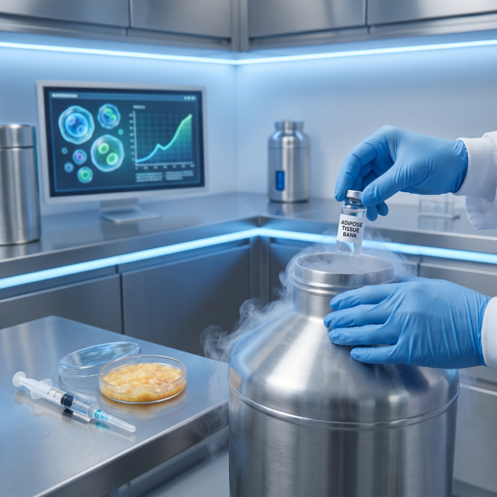 What is adipose tissue banking and why are physicians adding it to their practices?
