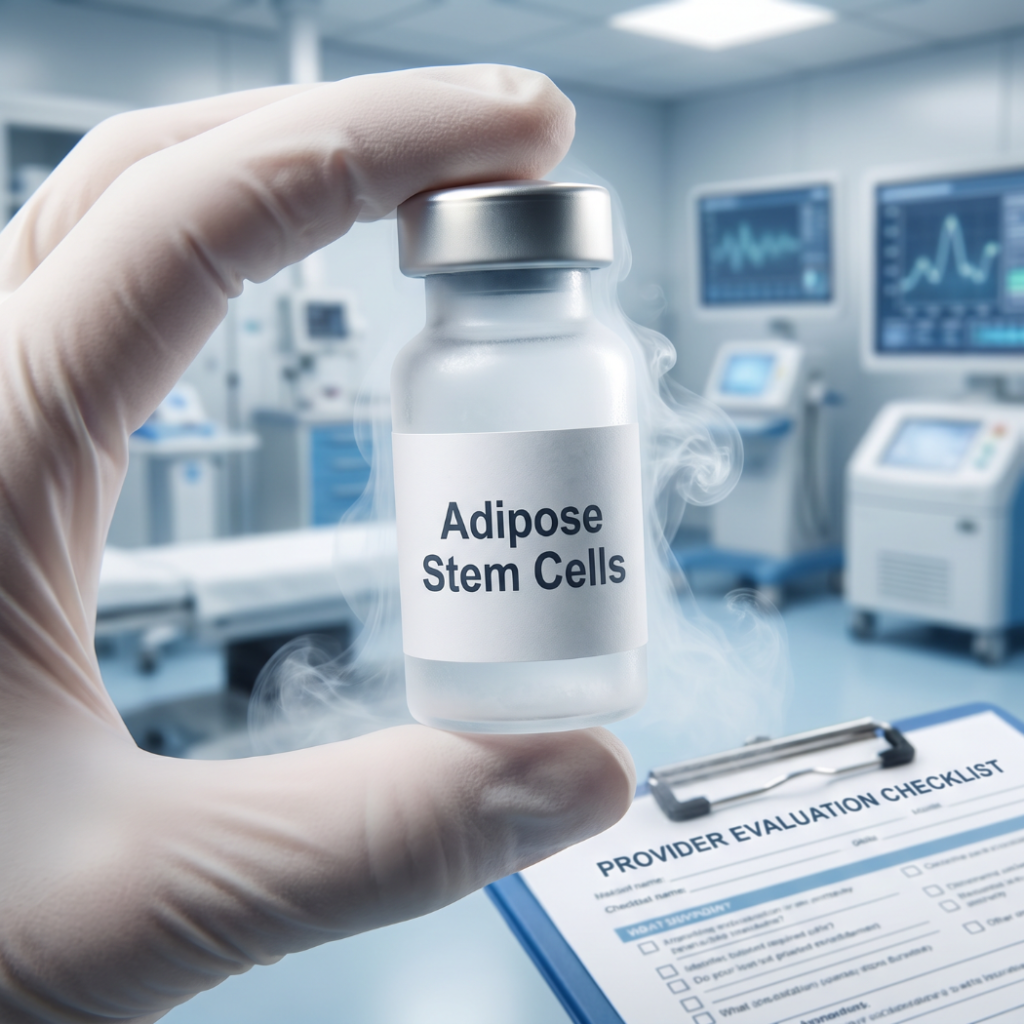 How to choose the right adipose tissue banking provider: a patient's evaluation guide