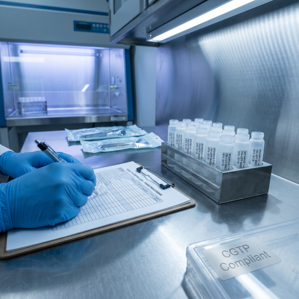 Current Good Tissue Practice (Cgtp): The Fda Standard Your Lab Partner Must Meet 1 June 10
