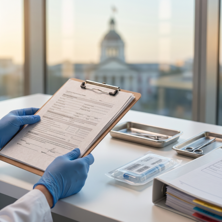 Adipose Banking and the Orthopedic Physician: Harvest Documentation, Consent, and the SB 1768 Scope
