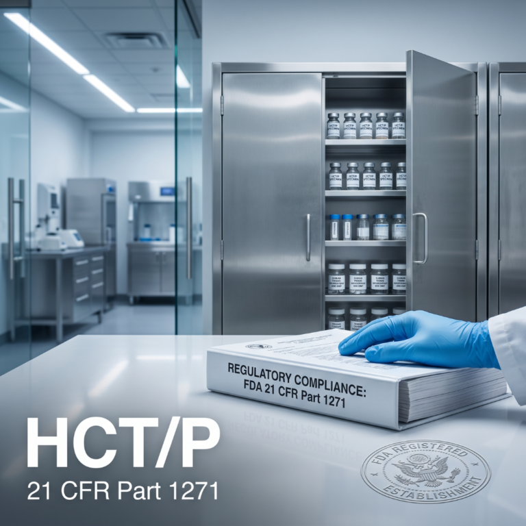 FDA Establishment Registration for HCT/P Providers: What It Is and Why It Is Not Optional