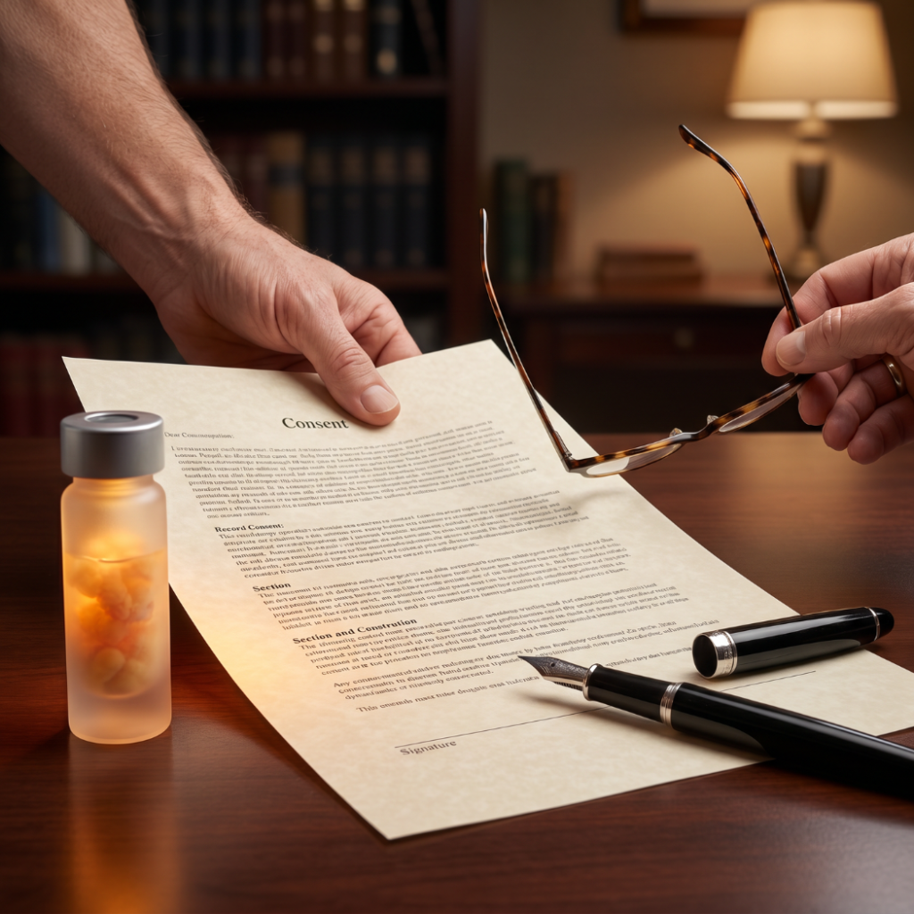 What informed consent for adipose banking actually covers