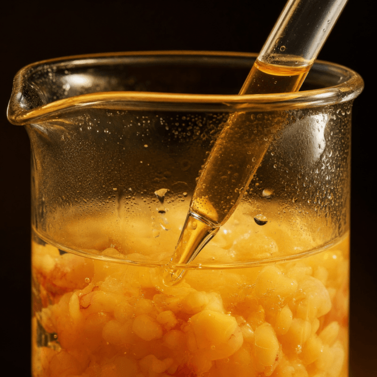 Enzymatic Isolation shown as a pipette adding enzyme to processed adipose tissue