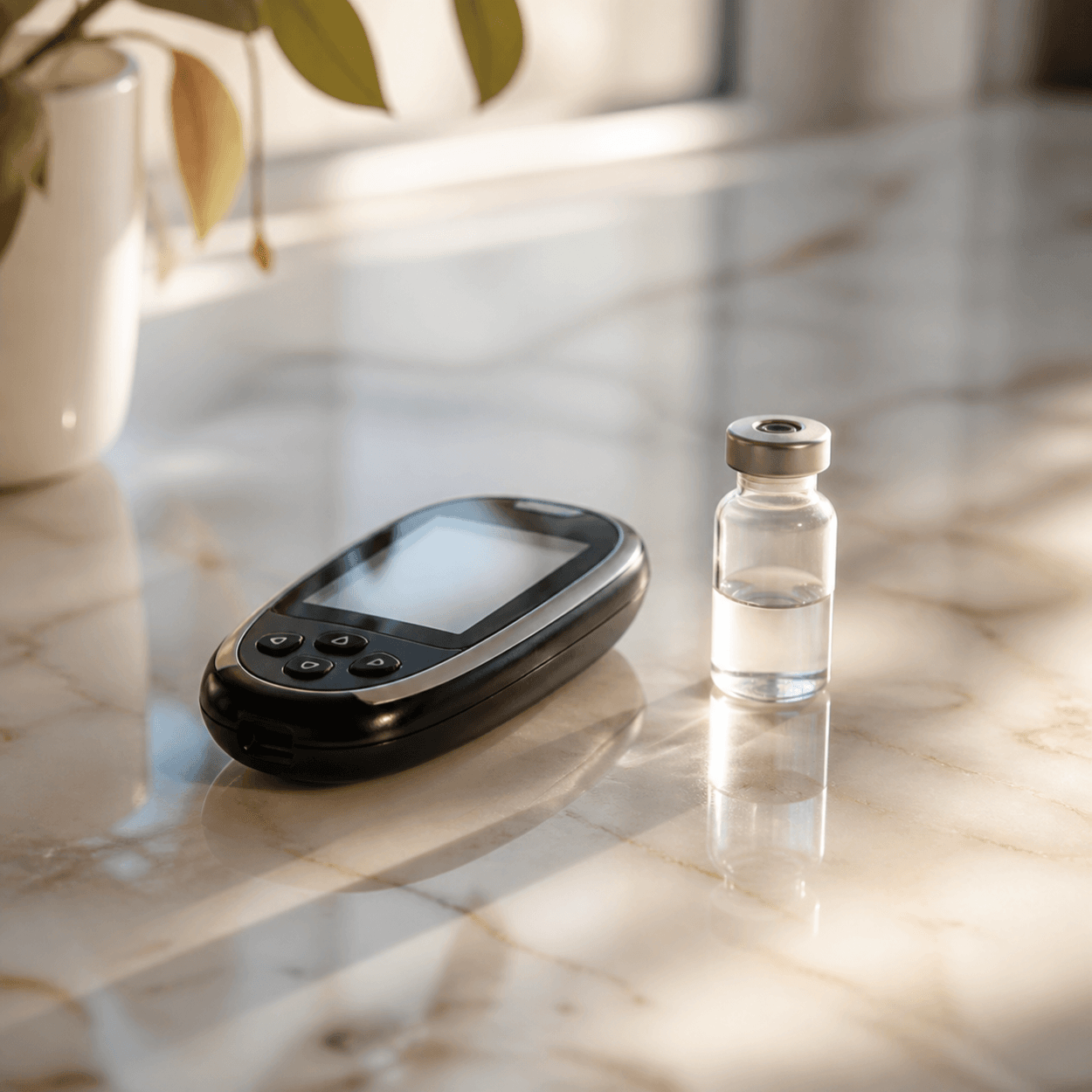Endocrinologist Guide To Adipose Banking: Beyond The Metabolic Health Overview 1 Endocrinologist adipose banking shown as a glucose meter and vial on a counter