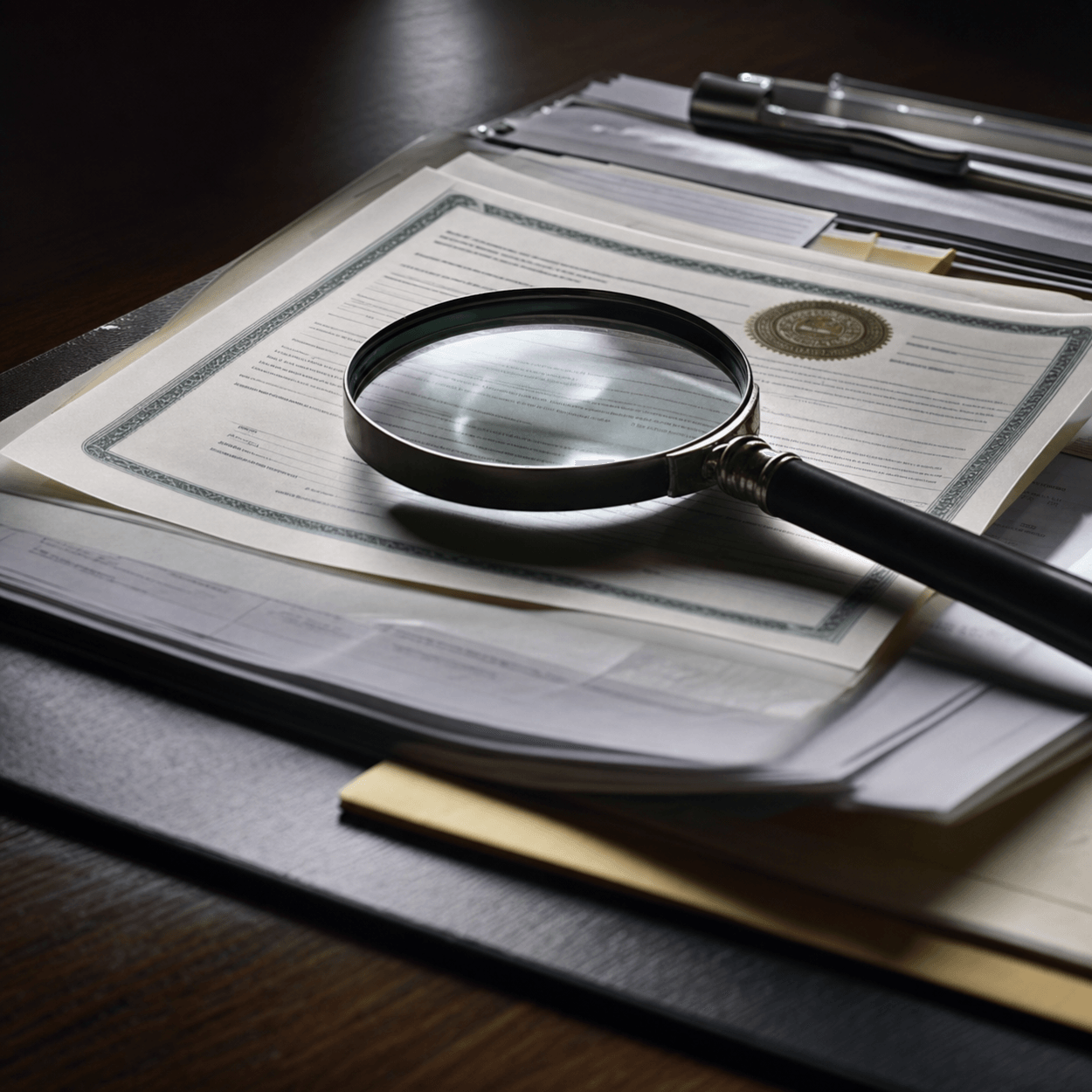 Carrollton, Georgia: Understanding Adipose-Derived Stem Cell Banking Options 1 Magnifying glass over a sealed certificate on a dark desk, the kind of record a stem cell banking review turns up